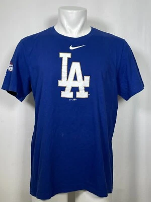 Camiseta para hombre Los Angeles Dodgers MLB Nike Serie Mundial 2020 edición dorada GRANDE Foto 1 de 4