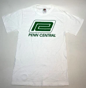 NEW! PENN CENTRAL TRAIN RAILROAD T-SHIRTS WHITE S-3X TS - Picture 1 of 2
