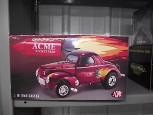 Acme 1/18 Acme rocket sled 1940 Willys gasser NIB - Picture 1 of 1