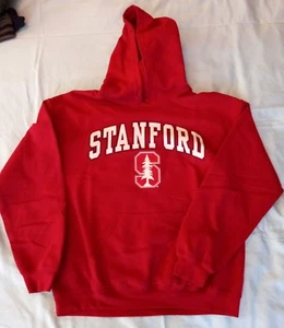 STANFORD Hoodie Mens large Red Sweater Pullover - Picture 1 of 3