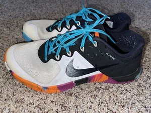 Women’s Nike Metcon 2 Flywire Athletic Shoes Sz 9.5M Multicolor Sole #821913-102 - Picture 1 of 10