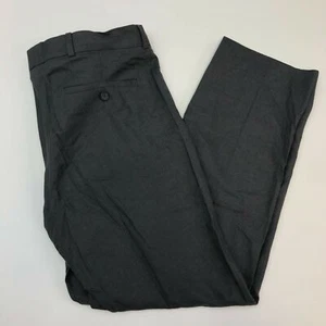 Kenneth Cole Reaction Dress Pants Mens 34X29 Gray Flat Front Straight Leg Career - Picture 1 of 8