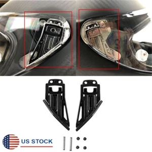 1Pair Helmet Visor Accessories Pivot Kit Base Plate For AGV Pista GP R GP RR USA - Picture 1 of 7