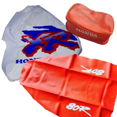 💥 Funda Asiento + Cubierta De Tanque y Bolsa Guardabarros para Honda XR80R 93 Naranja Envío Rápido 🌎 Foto 1 de 4