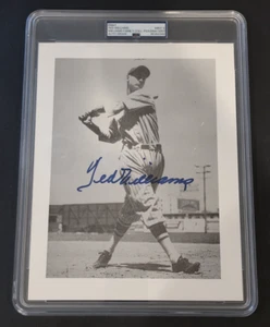 TED WILLIAMS Signed Oversized Print-HALL OF FAME-BOSTON RED SOX-PSA 9 Auto - Picture 1 of 6