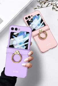 For Samsung Galaxy Z Flip5 Shockproof Folding Case Protective Cover with Ring AU - Picture 1 of 13