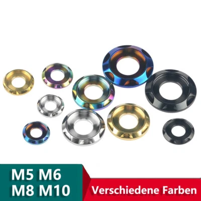 GOO BETTER Arandelas Titan Ti M5 M6 M8 M10 color decorativas arandelas en U
