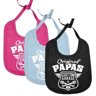 SPAß KOSTET Bib Baby Kitten Bib Original Dad Garage Gift Birth Workshop US