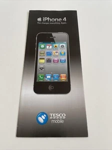 Ancien stock Apple iPhone 4 - 4ème génération brochure tarifaire réseau - 2010 RARE - Photo 1 sur 11