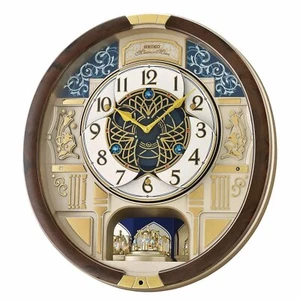 🎄New Seiko Melodies in Motion 2021 Animated Musical Christmas Carol Wall Clock - Picture 1 of 5