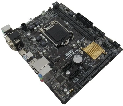 ASUS H110M-R Motherboard Only, LGA 1151, MicroATX, H4 Chipset, With IO Shield - Image 1 of 3
