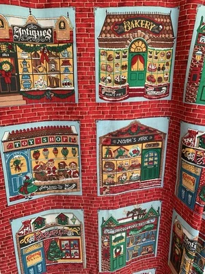 LEER 2yd+ Tienda de Navidad Sharon Kessler Concord Tela De Colección Tienda Vacaciones Foto 1 de 4