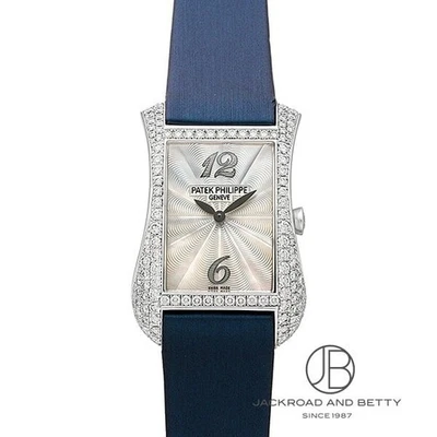 Reloj de cuarzo para dama Patek Philippe Gondolo 4972G-001 WG esfera MoP diamante Foto 1 de 4