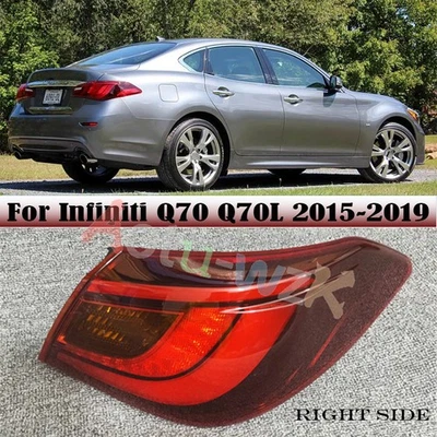Lámpara de freno trasera exterior LED para Infiniti Q70 Q70L 2015-2019 lado derecho Foto 1 de 4