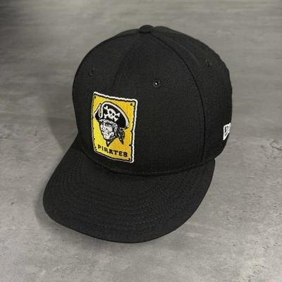 Pittsburgh Pirates Hat New Era Cap 7 3/8 Patch 100% Wool 59Fifty Y2K 2000s Era - Image 1 of 4