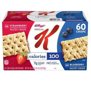 Special K Pastry Crisps, Strawberry and Blueberry 60 ct. - Picture 1 of 5