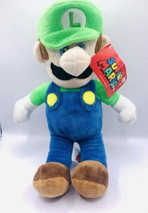 Peluche y etiquetas de juguete suave Luigi Super Mario Nintendo 12" de Whitehouse Leisure 2019 - Imagen 1 de 9