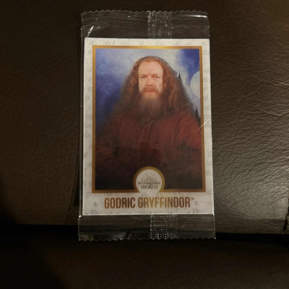 Godric Gryffindor Wizarding World Harry Potter Chocolate Frog Trading Card -MINT - Image 1 of 1