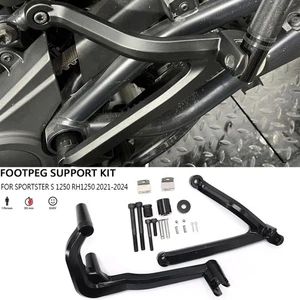 Soporte de pedal para estriberas de pasajero para Sportster S RH1250S 2021-2024 - Imagen 1 de 10