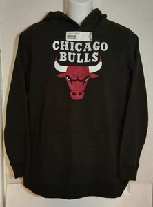 Chicago Bulls NBA Fanatics Black Youth Hoodie XL - Picture 1 of 4