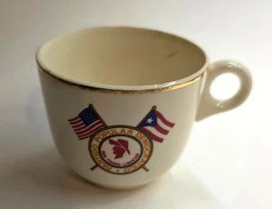 VINTAGE COFFEE CUP / PPD PARTIDO POPULAR DEMOCRATICO / PUERTO RICO 1970's - Picture 1 of 3