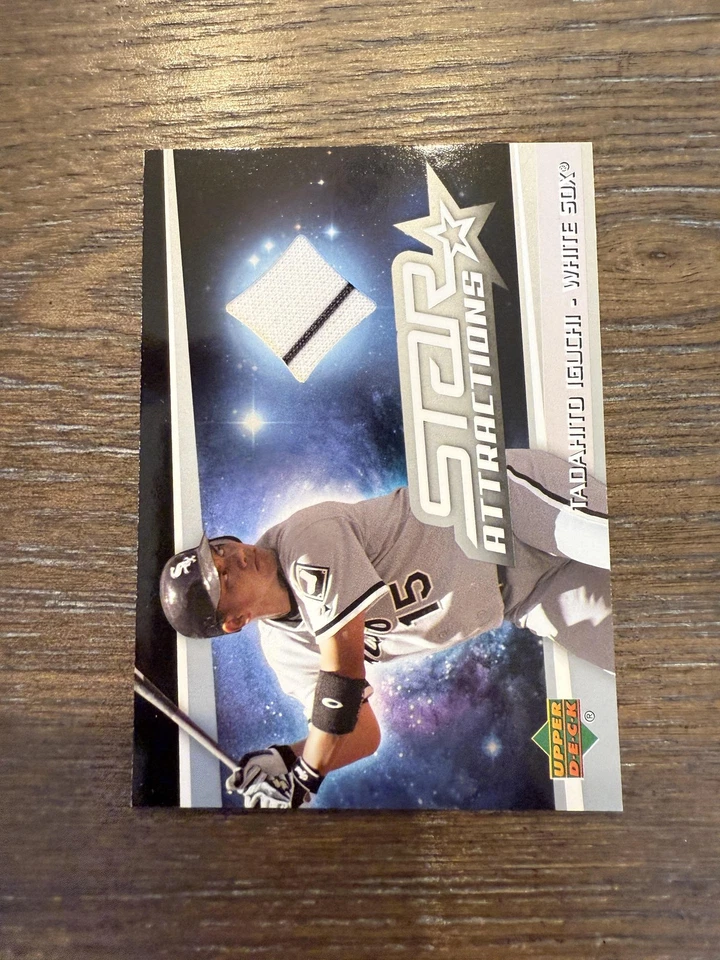 2006 Upper Deck #SA-TI Tadahito Iguchi Star Attractions MEM - Image 1 of 2