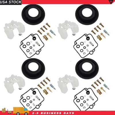 For SUZUKI Katana 750 GSX750F 1989-1997 4x Carburetor Repair Kit Diaphragm Float - Image 1 of 4