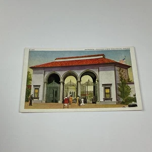 Vintage Lithograph Postcard Chicago Brookfield Zoo Entrance #222 - Picture 1 of 2