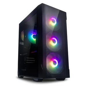 i3 ARGB Vision ATX Mid Tower RGB Gaming PC Case, 3 x 140mm & 1 x 120mm ARGB F... - Picture 1 of 9