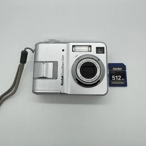 Kodak EasyShare C533 Digital Camera 5.0 MP CCD 3x Zoom w/ 512MB SD Card Tested - Picture 1 of 16