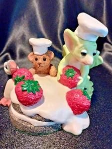 Pocket Dragons “Chocolate Strawberry Avalanche Surprise”1999 Vintage Figurine - Picture 1 of 5