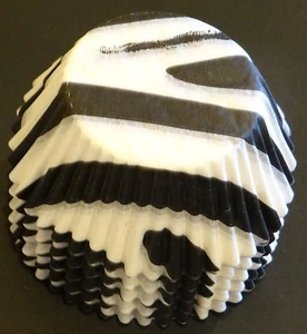 50 Zebra Stripe Printed Cupcake Liners Baking Cups STANDARD SIZE BC-11-50 NEW - Picture 1 of 2