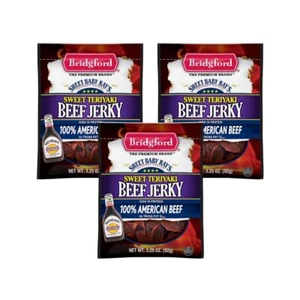 Bridgford Sweet Baby Ray's High Protein Beef Jerky, (3.25 Ounce, Pack of 3) - Picture 1 of 1