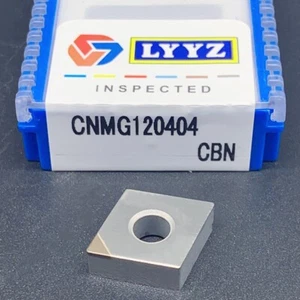 1 Stück CNMG120404 CBN EINSATZ für Stahlprozess Diamant hohe Härte Hartmetallbits - Bild 1 von 1