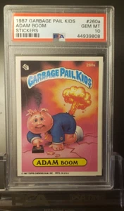 1987 Garbage Pail Kids OS7 #260a ADAM BOOM BOMB PSA 10 GEM MINT GPK low pop Icon - Picture 1 of 2