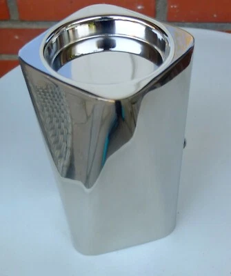 Toller Edelstahl Fink Kerzenständer Navona Stumpenkerzenhalter Höhe ca. 17cm - Bild 1 von 4