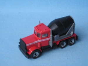Matchbox Peterbilt Cement Mixer Truck Red Body Toy Model Car 75mm Boxed - Picture 1 of 3
