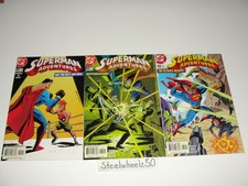 Superman Adventures #60 62 63 Comic Lot DC 2001 Metallo Lex Luthor Jimmy Olsen