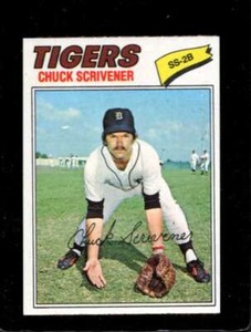 1977 Topps #173 Chuck Scrivener NM Near Mint RC Tigers