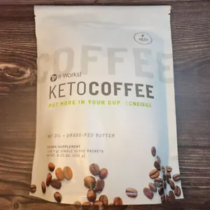 IT WORKS! Keto Coffee - Instant Coffee with MCTs, Grass-Fed Butter, Keto Fuel - Picture 1 of 2