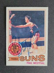 Paul Westphal signed Phoenix Suns 1977-78 Topps Basketball Card 1950-2021 - Picture 1 of 2