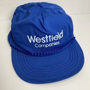 Westfield Companies Trucker Ball Cap Hat Blue Snap Back Made in USA VTG - Picture 1 of 13