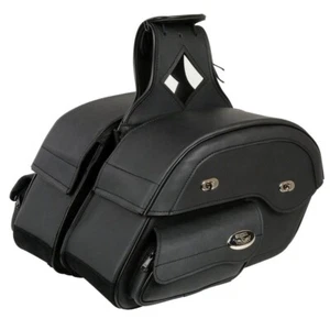 Milwaukee Cuero MP8305 PVC Cruiser Estilo Bolsa Inclinada Alforjas - Imagen 1 de 6