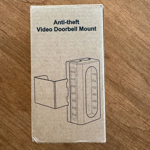 Anti-Theft Video Doorbell Door Mount No-Drill With Adjustable Mounting Bracket - Picture 1 of 6