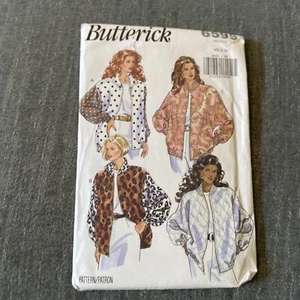 Vintage Butterick 6595 1990s Jacket Pattern Misses size xs-s-m UNCUT - Picture 1 of 2