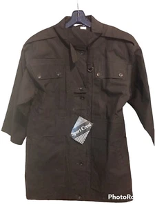Vintage SPORTCREST UTEX Men's Black Canvas Coat - Picture 1 of 12
