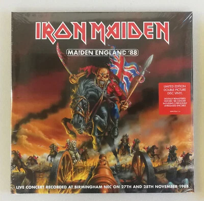 2x 12 " LP Vinyl Iron Maiden England '88 180g Limited Picture Disc - WM157 - Image 1 of 2
