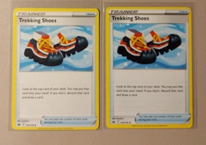 2x Trekking Shoes 145/159 Pokemon card Crown Zenith uncommon NM - Picture 1 of 1