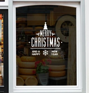 Weihnachten Xmas abnehmbare Fenster Aufkleber Home Decal Shop Display Dekor  - Bild 1 von 6