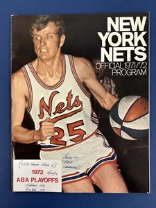 May 20, 1972 New York Nets ABA Championship Game 6 Program vs Indiana Pacers - Picture 1 of 7